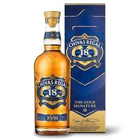 芝华士 保税Chivas/芝华士18年1000ml 苏格兰调和型威士忌原瓶有盒有码