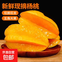 移动端、京东百亿补贴：福建 杨桃 新鲜水果 2斤 6个单果130g+