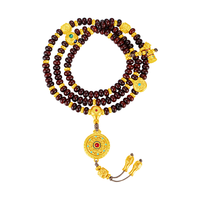  CHOW TAI SENG/周大生 吉祥布达拉 黄金手串 小叶紫檀手链