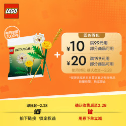 乐高 30701 清新野花 拼插积木（约77块）