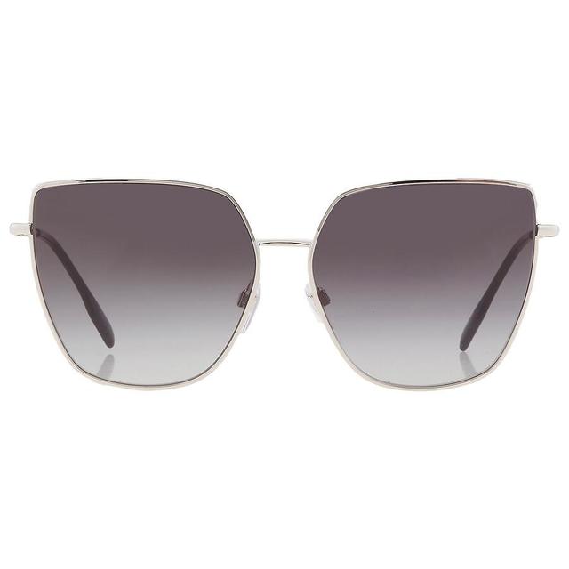 巴宝莉 Alexis Grey Gradient Cat Eye Ladies Sunglasses BE3143 10058G 61
