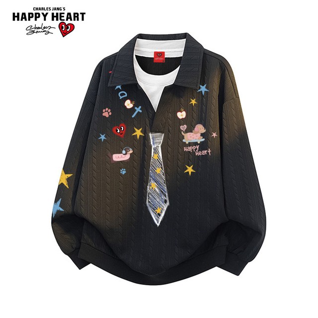 CHARLES JANG'S HAPPY HEART 男士卫衣 KJTCH520237