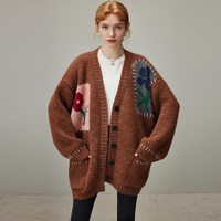 DFVC 复古慵懒风 女士针织衫 DV26W1237