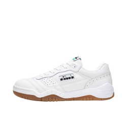 diadora Action trainer 复古 中性 低帮 休闲板鞋 锆石黑/烟白色 36