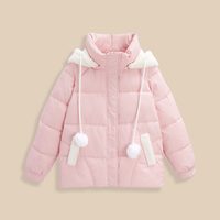 爱依服 甜美少女风保暖棉衣外套 5909-B38202