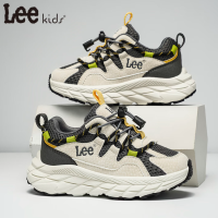 LEE KIDS 童鞋 限时5折 运动防滑老爹鞋 灰米