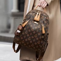 卡文 双肩包包大容量妈妈包休闲背包出游旅行轻便背包