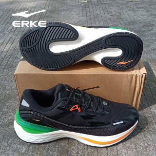 鸿星尔克 网面透气超轻5.0减震跑步鞋男防滑耐磨舒适百搭软底回弹跑步鞋男 微晶白 40 (250mm)