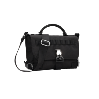 移动端：Fifteen Sixteen 1680D弹道尼龙邮差包男士斜挎包城市通勤机能单肩