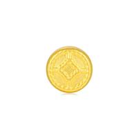 曼卡龙 小金珠黄金转运珠 光面足金硬金自由DIY路路通散珠