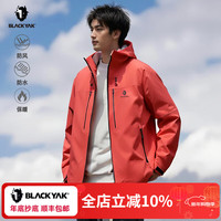 BLACKYAK 布来亚克2025春防风防水GORE夹克3L男外套SYM131 红色 180/96A