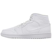 AIR JORDAN 1 MID AJ1小禁穿黑红脚趾反转禁穿篮球鞋男554724-074