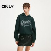 ONLY 2026春季 女士宽松连帽刺绣卫衣 12619S006