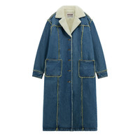 GUESS Originals 女士绒毛牛仔风衣 W5RG70D4XY0