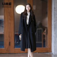 lime 莱茵 女士羊绒长大衣 LMGDOAHLC905