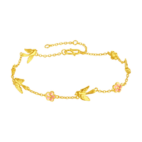  CHOW TAI SENG/周大生 联名款 女士黄金手链