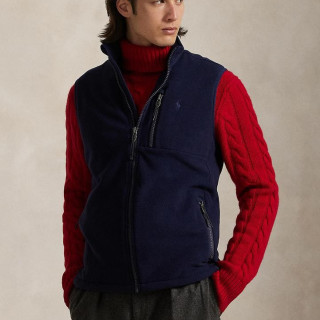 今日必买：RALPH LAUREN 男士 抓绒高领背心 vest