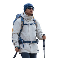 迪卡侬 登山冲锋衣 防水三合一 可拆卸内胆 加厚 2024AW 8319065