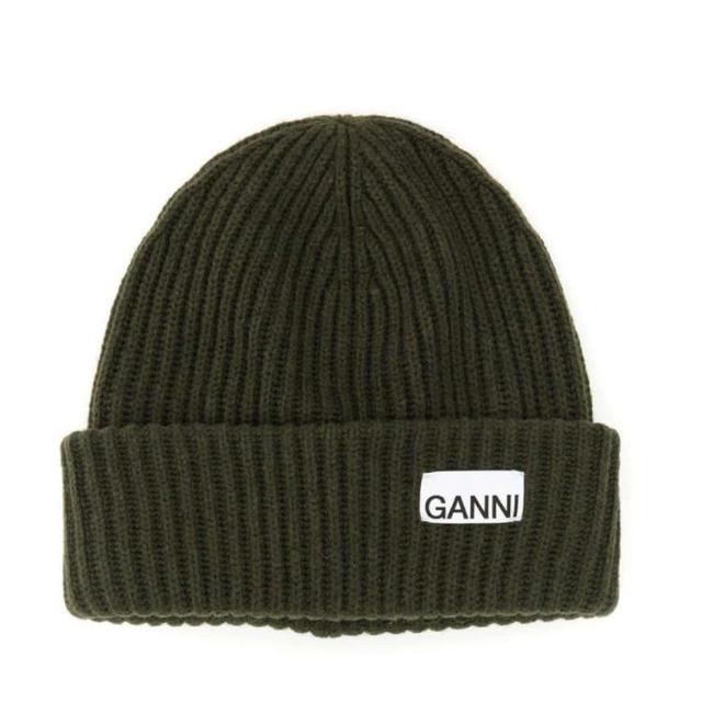 GANNI 女款圆顶羊毛针织帽