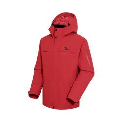 拓路者 朱雀棉服系列 XHW411095 三合一连帽冲锋衣 防水防风 蓄热加厚 无雪裙/朱雀红 XL