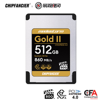 CHIPFANCIER VPG400认证A卡 CFexpress TypeA Gold CFA4.0存储卡 影视飓风联名 512GB