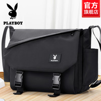 PLAYBOY 男士斜挎包 休闲大容量单肩包