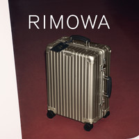 RIMOWA日默瓦Classic21寸铝镁合金行李箱旅行箱拉杆箱登机箱 钛金色 21寸 【适合3-5天短途旅行】