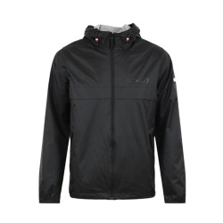 TOMMY HILFIGER 153AN883 防风防水连帽拉链长袖夹克 黑 XL