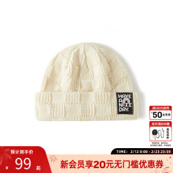 Champion 冠军 针织帽 米白 均码