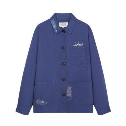 TEENIE WEENIE TTJE256305N 2025SS 女装 刺绣牛仔翻领长袖夹克 蓝 M