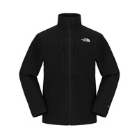 户外徒步：北面 TheNorthFace Apex 软壳夹克 户外防风防泼水 立领拉链设计 纯黑 M