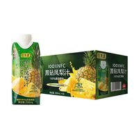 移动端、京东百亿补贴：佳农 佳果源 100%NFC黑钻凤梨汁330mL*10盒（山姆同款）