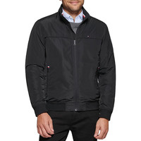 TOMMY HILFIGER 汤米希尔费格 夹克 夹棉保暖 拉链开衫 MG-152AP792 黑 2XL