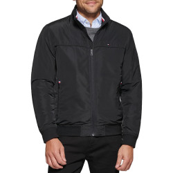 TOMMY HILFIGER 汤米希尔费格 夹克 夹棉保暖 拉链开衫 MG-152AP792 黑 2XL