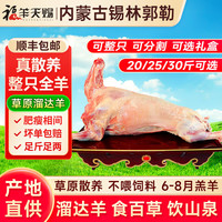 福羊天赐 内蒙古全羊整只半只羊肉原切羊排羊腿年货礼盒 锡林郭勒 草原散养 30斤