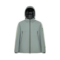 高梵 GH252502 黑金 拉链鹅绒连帽长袖羽绒服 2025AW 碧玺绿 L