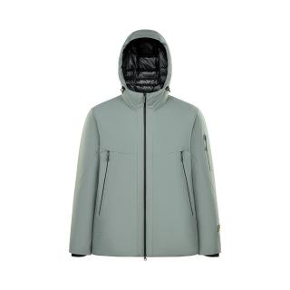 高梵 GH252502 黑金 拉链鹅绒连帽长袖羽绒服 2025AW 碧玺绿 L
