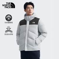 北面 羽绒服男户外防泼保暖鹅绒羽绒外套8929 灰色/5I4 M