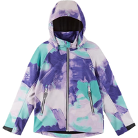 reima2024年秋冬男女儿童大童拒水防风透湿抓绒软壳夹克 紫色-5458 152cm