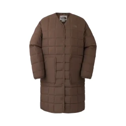 北面 TheNorthFace/北面 女装 89YH 户外保暖防泼水V领棉服 棕 L