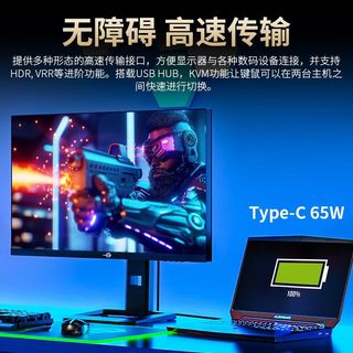  TITAN ARMY/泰坦军团 4K160Hz QD-MiniLED 电竞显示器 音响 升降支架