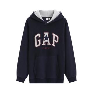 Gap 2025AW 摇粒绒字母套头连帽卫衣 831268 海军蓝 XL