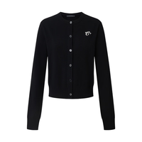  MO&Co./摩安珂 正肩短款 女士针织衫开衫