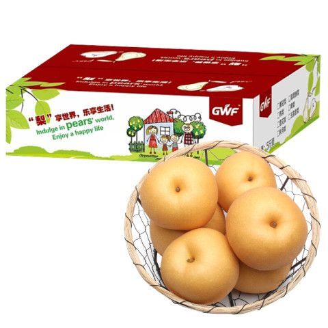 今日必买、年货不打烊：京鲜生 长城羊脂秋月梨 净重5斤 一级大果 6-8粒