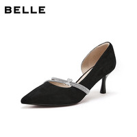 BeLLE/百丽 优雅细高跟 女士单鞋 黑色 34