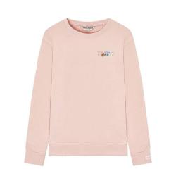 TEENIE WEENIE 女装圆领卫衣 直筒字母 耐磨透气 TTMA251201E 粉 S