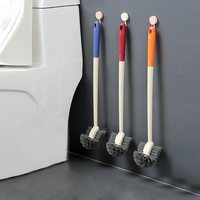 HOUYA HY2543 耐用式马桶刷 长柄 黄柄+蓝柄 塑料