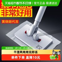 88VIP：大卫 Z12 迷你拖把 家用静电除尘纸 不锈钢杆 16cm拖头