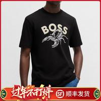 HUGO BOSS 男士圆领短袖T恤