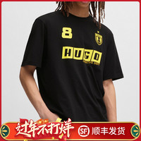 HUGO BOSS 男士短袖T恤 纯棉休闲时尚潮流宽松半袖